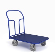 Тележка платформенная ТП 8 (г/п 550 кг, 1000x700 мм, колеса серая резина 200 мм) Тележка платформенная ТП 8 (г/п 550 кг, 1000x700 мм, колеса серая резина 200 мм)